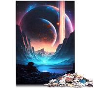 Puzzle da 1000 pezzi per adulti Sinfonia di paesaggi cosmici Puzzle di attività familiari Allenare il cervello e le mani per adolescenti dai 14 anni e oltre 26 x 38 cm