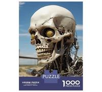 Puzzle Da 1000 Pezzi Per Adulti Skull Head Robot Puzzle Per Adulti Giochi Rilassanti Regali Per Donne Divertimento A Casa Attività, 38x26cm/1000pcs