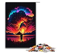 Puzzle da 1000 pezzi per adulti Sky on Fire Gioco di puzzle Decorazione perfetta per adolescenti dai 14 anni in su 75x50 cm