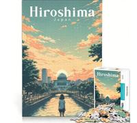 Puzzle da 1000 pezzi per adulti Sognando Hiroshima, gioco per famiglie, assemblaggio di figure, compleanno e Natale 50x75cm