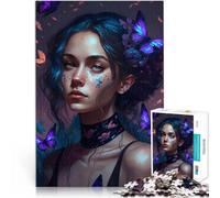 Puzzle da 1000 pezzi per adulti Sognatore di farfalle Difficile da completare ma divertente e umoristico Giocattoli per la decorazione della casa 75x50cm