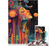 Puzzle da 1000 pezzi per adulti Sogni che si sciolgono Fatto di carta,per età 14+ giochi divertenti per famiglie Regalo divertente per la famiglia。misurare:26x38cm/10.24 x 14.96pollice