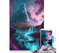 Puzzle da 1000 pezzi per adulti, "Sogni della natura giapponese", giocattolo educativo, divertente e spiritoso, ideale per rafforzare il legame di coppia 38x52cm