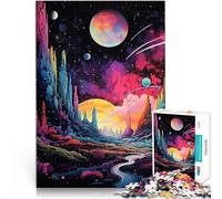 Puzzle da 1000 pezzi per adulti Sogni vibranti Difficile da completare ma divertente e umoristico Giocattoli per la decorazione della casa 38x26cm