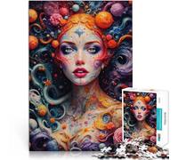 Puzzle da 1000 pezzi per adulti Sogno floreale galattico Fatto di legno Adatto a partire dai 14 anni Giochi educativi Gioco di decorazione della casa. Giochi Giocattoli Regalo misurare:50x75cm