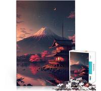 Puzzle da 1000 pezzi per adulti Sogno giapponese Antistress Vacanza in patria Uccidere il tempo con poster abbinato e foglio di quiz 52x38cm