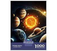 Puzzle Da 1000 Pezzi Per Adulti Solar System Painting Puzzle Giochi Divertenti Un'opera D'arte Offerta Come Regalo Per Tutta La Famiglia 70x50cm/1000pcs