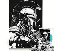 Puzzle da 1000 pezzi per adulti, soldatini in bianco e nero, gioco rompicapo, regalo di compleanno, adatto come decorazione da scrivania 50x75cm