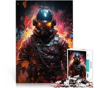 Puzzle da 1000 pezzi per adulti Soldato Futuro 3 Difficile da completare ma divertente e umoristico è ideale come regalo per tutta la famiglia 38x26cm
