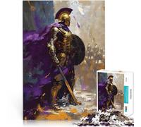 Puzzle da 1000 pezzi per adulti soldato spartano 300 Antistress Vacanza in patria Uccidere il tempo Migliorare l'amore tra le coppie 75x50cm