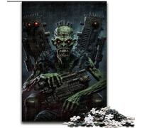 Puzzle da 1000 pezzi per adulti, soldato zombi dell'esercito morto, in legno, regalo perfetto per bambini dai 14 anni in su, 50x75cm, gioco rompicapo per adolescenti, regalo perfetto per le feste