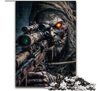 Puzzle da 1000 pezzi per adulti, soldato zombi dell'esercito morto, perfetto per il divertimento in famiglia a Natale, Ringraziamento, compleanni e Pasqua (dimensioni: 26x38cm)