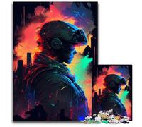 Puzzle da 1000 pezzi per adulti "Soldier of Colors", puzzle difficili per adulti, perfetti per adolescenti e decorazioni per la casa, 50x75CM/19,68x29,52 pollici.