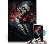 Puzzle da 1000 pezzi per adulti Sorriso spaventoso da zombi Giocattolo educativo per l'apprendimento offerte come regali per tutta la famiglia 75x50cm