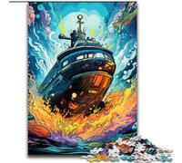 Puzzle da 1000 pezzi per adulti, sottomarini colorati, puzzle difficili per adulti, gioco educativo e divertente per interni, per l'arredamento della casa (dimensioni 50x75cm)