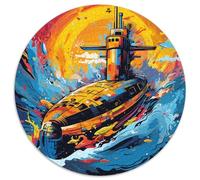 Puzzle da 1000 pezzi per adulti, sottomarini colorati, puzzle impegnativi per serate di gioco in famiglia, esperienza visiva stimolante e gratificante 67,5x67,5 cm