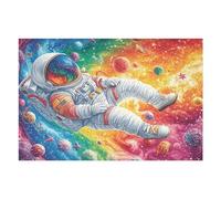 Puzzle Da 1000 Pezzi Per Adulti Space Astronaut 1000 PCS 75x50cm Regalo Casa Nuova Per Nuovi Proprietari Decorazione Murale Elegante Facile Da Incorniciare Regalo