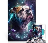 Puzzle da 1000 pezzi per adulti Space Bulldog Family Attivity Puzzle 26 x 38 cm con poster coordinato e foglio quiz per 14 anni