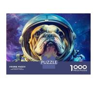 Puzzle Da 1000 Pezzi Per Adulti Space Bulldog Puzzle Per Adulti Giochi Rilassanti Un'opera D'arte Difficile E Stimolante 70x50cm/1000pcs