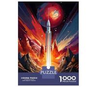 Puzzle Da 1000 Pezzi Per Adulti Space Exploration Rocket Launch Puzzle Per Adulti Gioco Per Famiglie Taglio Di Precisione Per Compleanno, Natale 52x38cm/1000pcs
