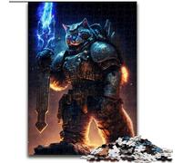Puzzle da 1000 pezzi per adulti Space Guardian Cat in legno, Capodanno, regalo di Natale 50x75cm per gioco interattivo per famiglie