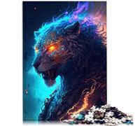 Puzzle da 1000 pezzi per adulti Space Lions giocattolo aiuta il cervello ad allenare i giocattoli avvincenti per promuovere la pazienza, 26 x 38 cm