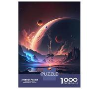 Puzzle Da 1000 Pezzi Per Adulti Space Tree Scene Puzzle Per Adulti Gioco Pratico Vacanza A Casa Passatempo Riduzione Dello Stress Regali 70x50cm/1000pcs