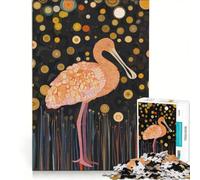Puzzle da 1000 pezzi per adulti Spatola rosa in una notte stellata gioco impossibile analisi e logica per rafforzare l'amore tra le coppie 50x75cm
