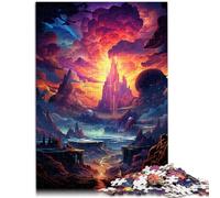 Puzzle da 1000 pezzi per adulti spaziali divertenti giochi aiutano il cervello ad addestrare giocattoli avvincenti per promuovere la pazienza di 14 anni 26 x 38 cm