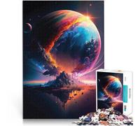 Puzzle da 1000 pezzi per adulti SPAZIO GALASSIA FANTASY ART Gioco impegnativo e gioco in famiglia Regalo di compleanno, regali, arte murale 38x26cm