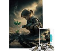 Puzzle da 1000 pezzi per adulti "Speranza in un mondo desolato" - Giocattolo educativo da 1000 pezzi - Regalo di compleanno - Divertimento in famiglia e serate di gioco (38x26cm)