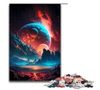 Puzzle da 1000 pezzi per adulti spettacolo del pianeta cosmico gioco impegnativo un'opera d'arte adatta per adolescenti dai 14 anni in su 1000 pezzi (75x50 cm)