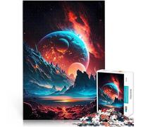 Puzzle da 1000 pezzi per adulti Spettacolo del pianeta cosmico Per il divertimento in famiglia Gioco educativo per compleanno e Natale 75x50cm