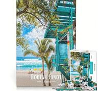 Puzzle da 1000 pezzi per adulti, spiaggia di Boucau Canot, La Réunion, gioco rompicapo, antistress, ogni pezzo è unico 38x52cm