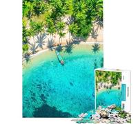 Puzzle da 1000 pezzi per adulti spiaggia tropicale Sai Nuan gioco pratico gara di velocità ideale come regalo per tutta la famiglia (dimensioni 38x52cm)