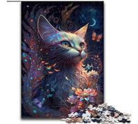 Puzzle da 1000 pezzi per adulti "Spirit Cat" in legno, un regalo perfetto per il divertimento in famiglia 50x75cm, perfetto per feste, compleanni e serate di giochi in famiglia