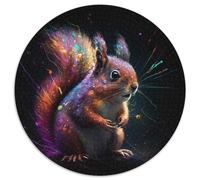 Puzzle da 1000 pezzi per adulti, Spirit Dog, puzzle rotondi in cartone per il divertimento in famiglia, perfetti per le vacanze e le serate di gioco interattive (dimensioni 67,5x67,5 cm)