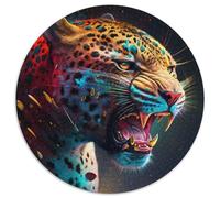 Puzzle da 1000 pezzi per adulti Spirit Leopard Puzzle da 1000 pezzi per adulti, regalo per uomini e donne, per uso quotidiano e per occasioni speciali (dimensioni 67,5x67,5 cm)