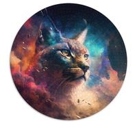 Puzzle da 1000 pezzi per adulti Spirit Lynx, puzzle in cartone, rompicapo impegnativo per adolescenti, divertente serata di giochi in famiglia (67,5x67,5 cm)