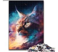 Puzzle da 1000 pezzi per adulti Spirit Lynx Puzzle per adulti Regalo perfetto per familiari e amici, adatto per età 14+ dimensioni 38x26cm