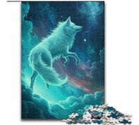 Puzzle da 1000 pezzi per adulti Spirit Wolf Puzzle da 1000 pezzi, rompicapo impegnativo per adolescenti e famiglie, dimensioni 26x38cm