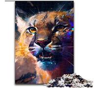 Puzzle da 1000 pezzi per adulti Spirited Cougar Puzzle difficili per adulti dimensioni 50x75cm Gioco rompicapo, gioco interattivo per famiglie, adatto dai 14 anni in su