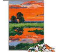 Puzzle da 1000 pezzi per adulti, splendida alba, puzzle difficili per adulti, 50x75cm, fai da te, regalo per la casa, gioco rompicapo