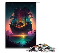 Puzzle da 1000 pezzi per adulti splendida piccola isola fai da te puzzle giocattolo ottimi regali di Natale per adolescenti dai 14 anni in su 75x50 cm