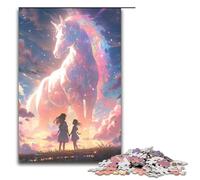 Puzzle da 1000 pezzi per adulti splendido cielo stellato cavallo dello zodiaco decorazione da parete regali unici per compleanno e Natale 75x50 cm
