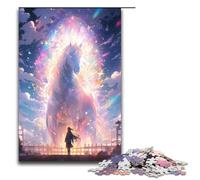 Puzzle da 1000 pezzi per adulti splendido cielo stellato cavallo zodiacale puzzle fai da te giocattoli ottimi regali per Natale per adolescenti dai 14 anni in su 75x50 cm