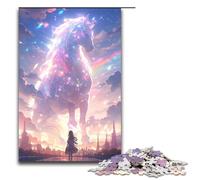 Puzzle da 1000 pezzi per adulti splendido cielo stellato cavallo zodiacale puzzle per gioco educativo giocattolo opera d'arte regalo 75x50 cm