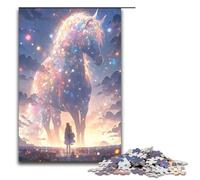 Puzzle da 1000 pezzi per adulti splendido cielo stellato cavallo zodiacale puzzle per gioco educativo giocattolo opera d'arte regalo 75x50 cm