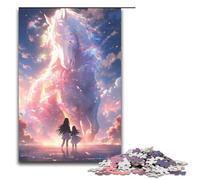 Puzzle da 1000 pezzi per adulti splendido cielo stellato cavallo zodiacale rompicapo regalo di Natale e compleanno 75x50 cm
