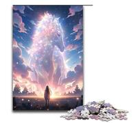 Puzzle da 1000 pezzi per adulti splendido cielo stellato puzzle con zodiaco e cavallo regali di compleanno per adolescenti dai 14 anni in su 75x50 cm